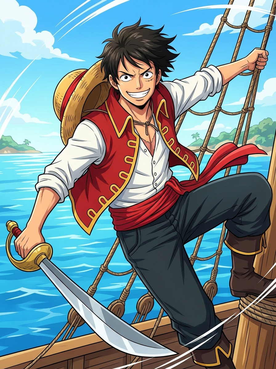One Piece Character Generator Turn Photos Into Pirate Anime Characters after