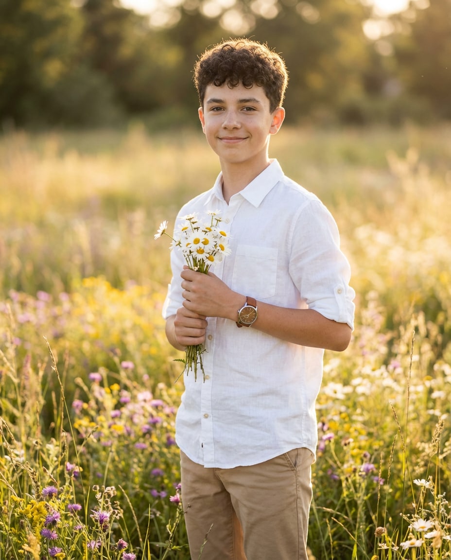 25+ Gemini AI Flower Photo Prompt for Boys Copy Paste Realistic