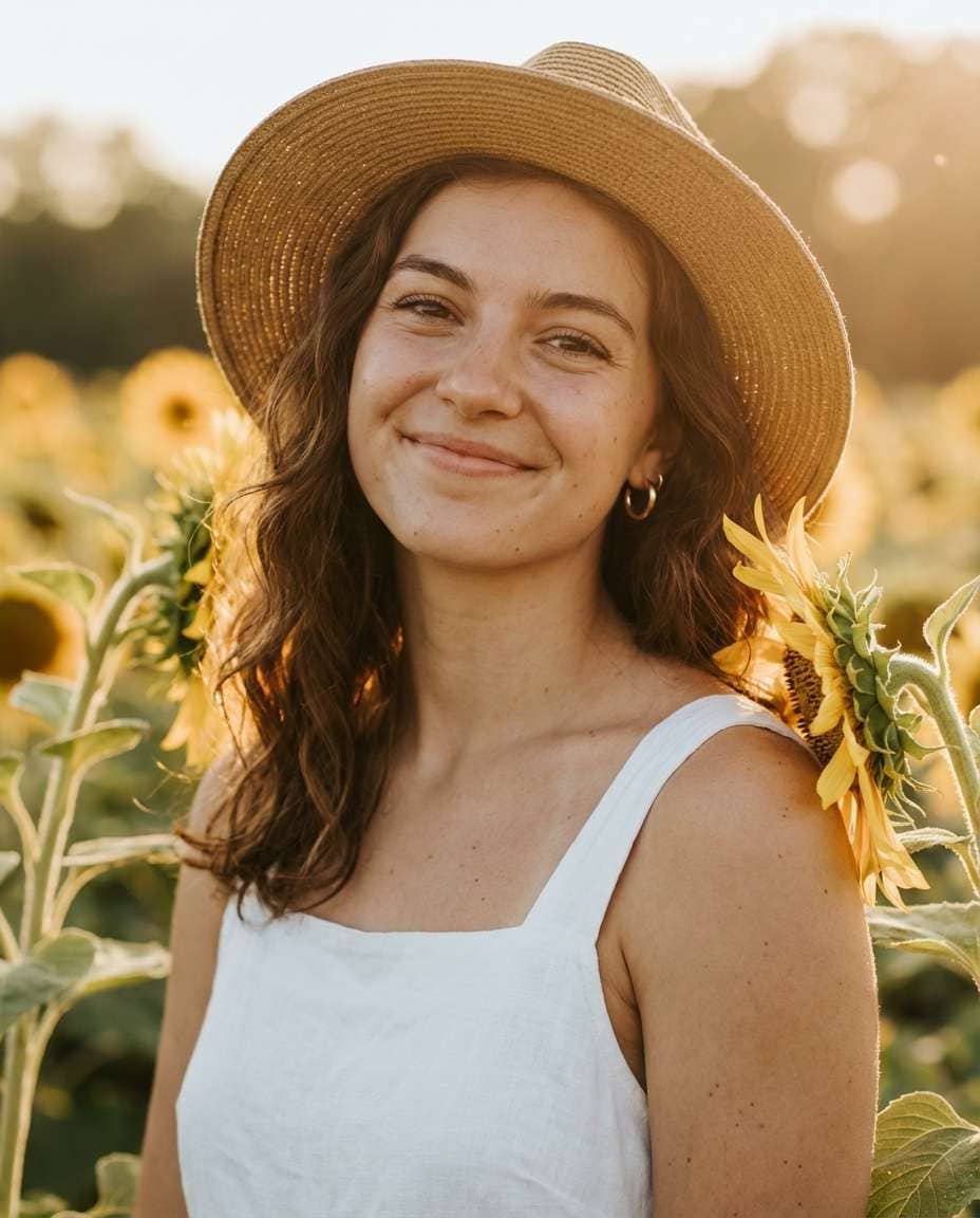 Gemini AI Flower Photo Prompt for Girls & Realistic